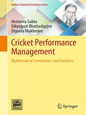 cover image of Cricket Performance Management
